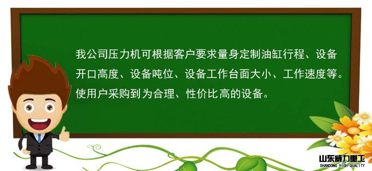 山东威力重工压力机可定做